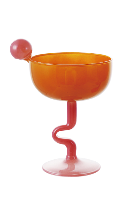 Hazel Mazel Stemmed Martini Glass