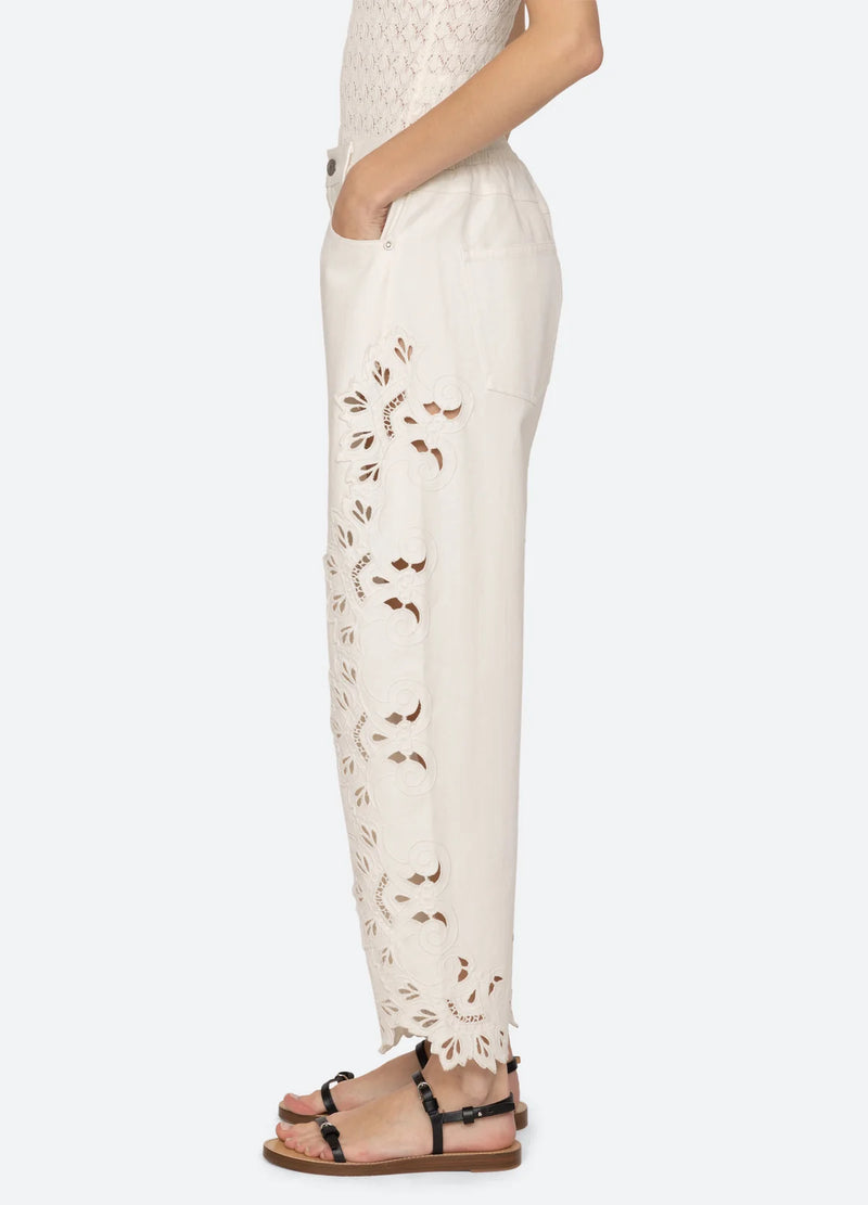 Sea NY Cavina Denim Jeans White