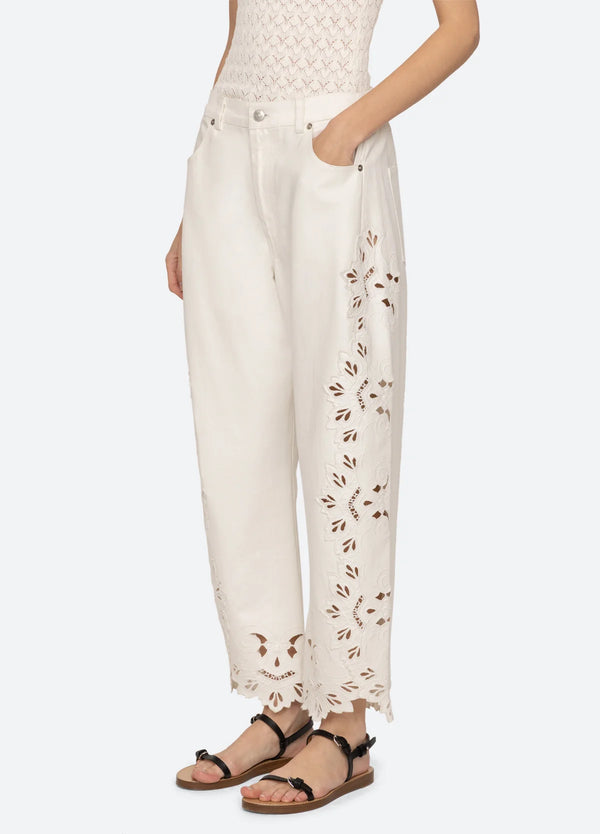 Sea NY Cavina Denim Jeans White