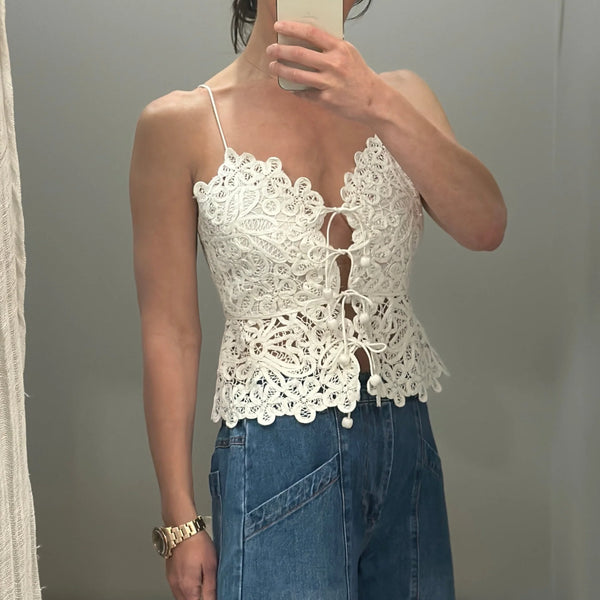 Sea NY Iyla Soutache Camisole White