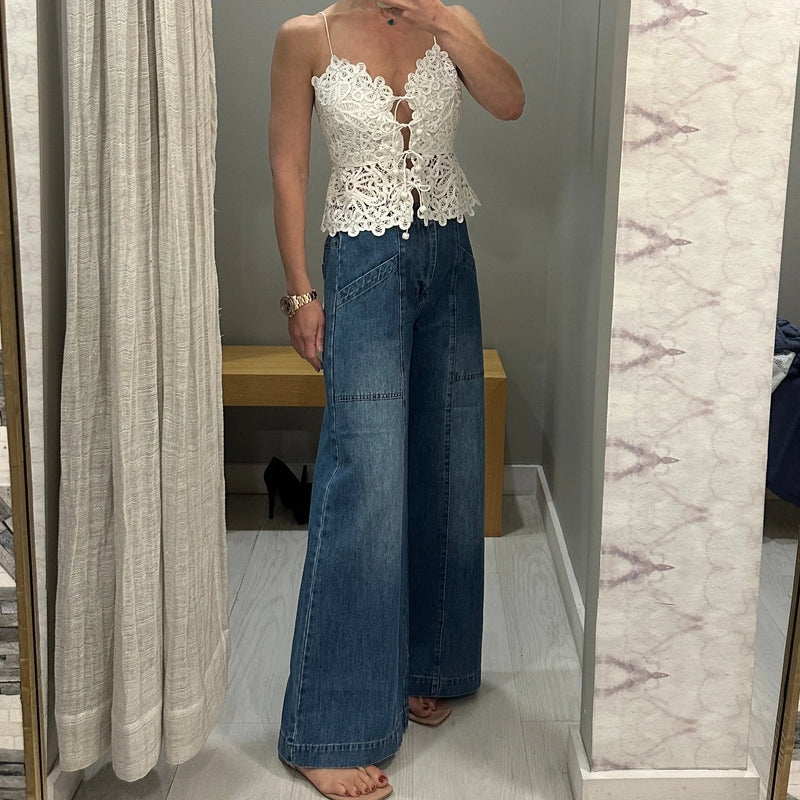 Sea NY Iyla Soutache Camisole White