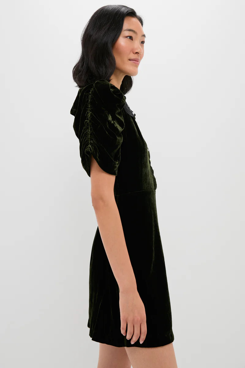 Sea NY Norabelle S/Slv Minidress Olive