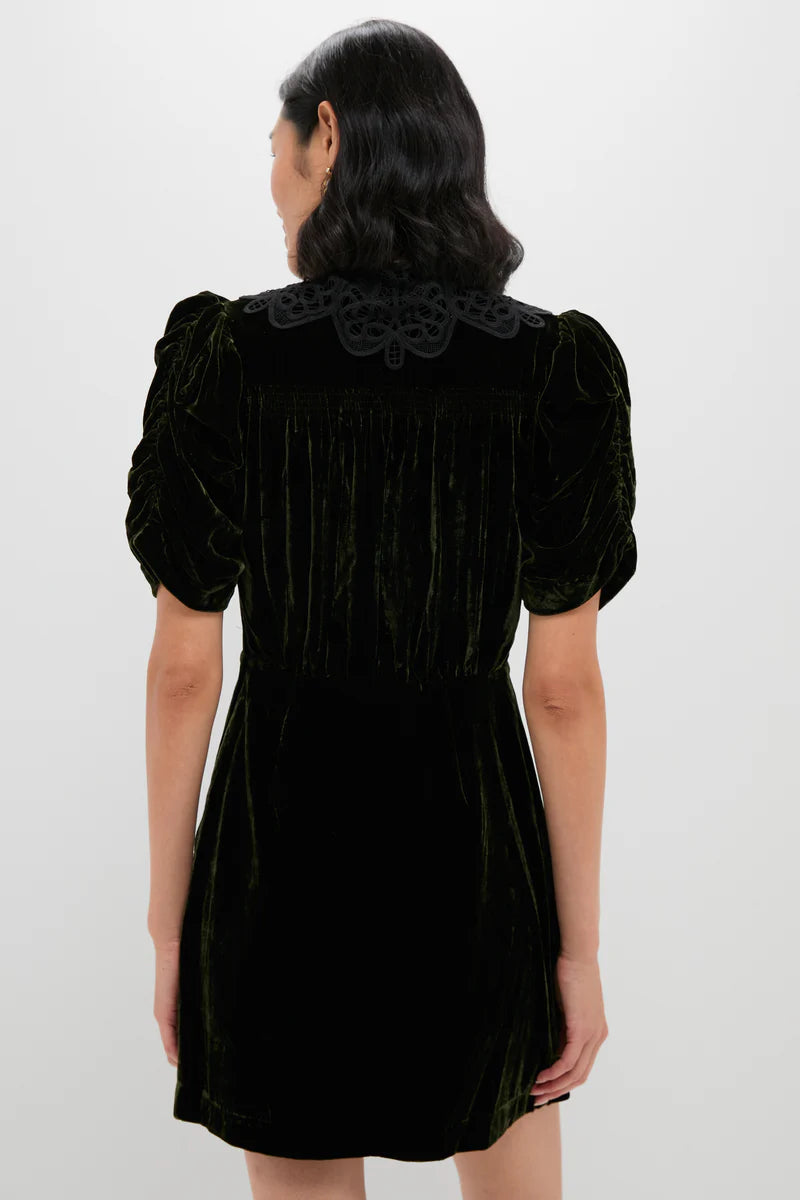 Sea NY Norabelle S/Slv Minidress Olive