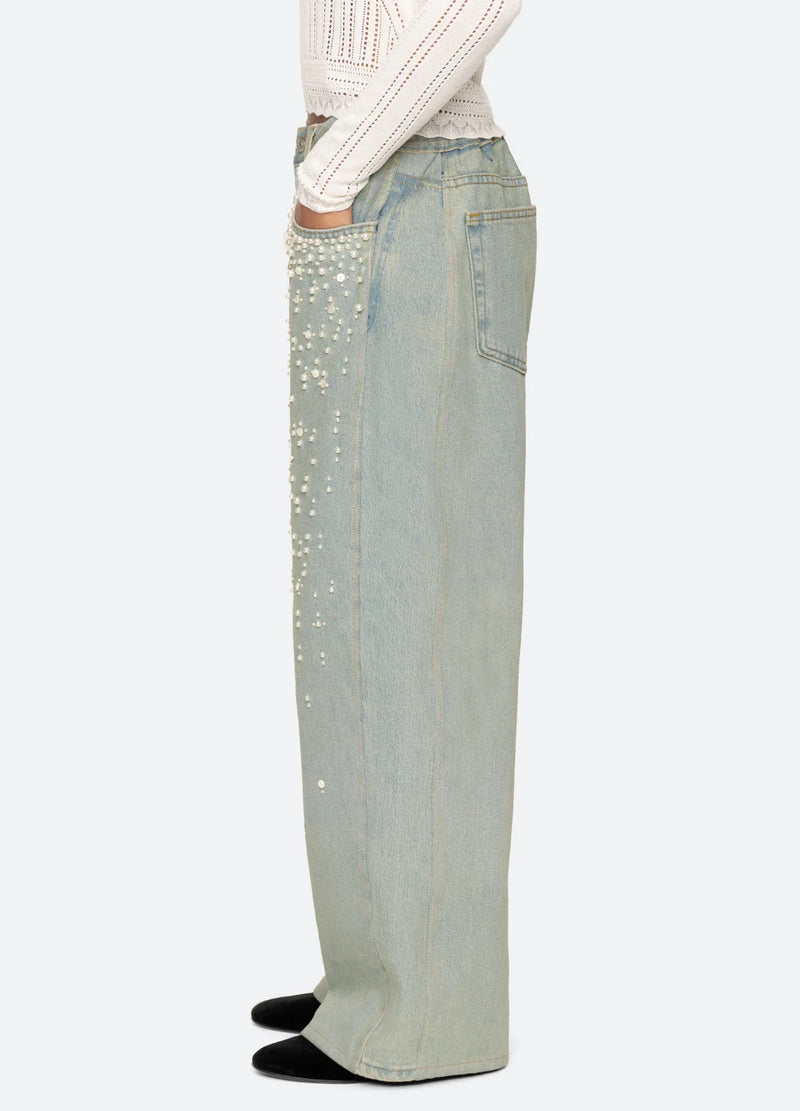 Sea NY Perlette Denim Jeans Blue