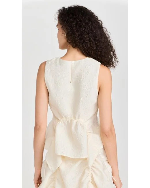 Sea NY Elegi Solid Tank Top Cream