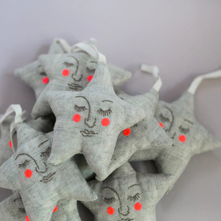Skippy Cotton Handsome Star, Lavender Ornament