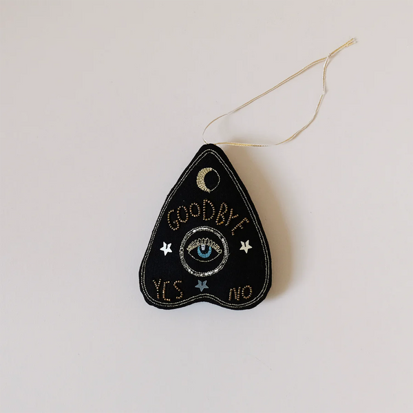 Skippy Cotton Ouija Board, Lavender Ornament