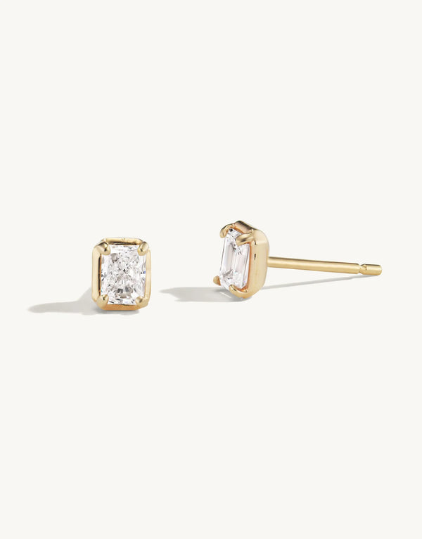 Sophie Ratner Emerald Studs