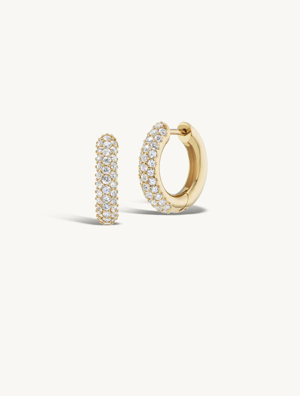 Sophie Ratner Pave Sunrise Hoop