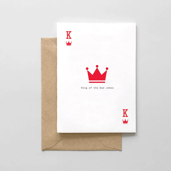 Spaghetti & Meatballs King of the Dad Jokes Card