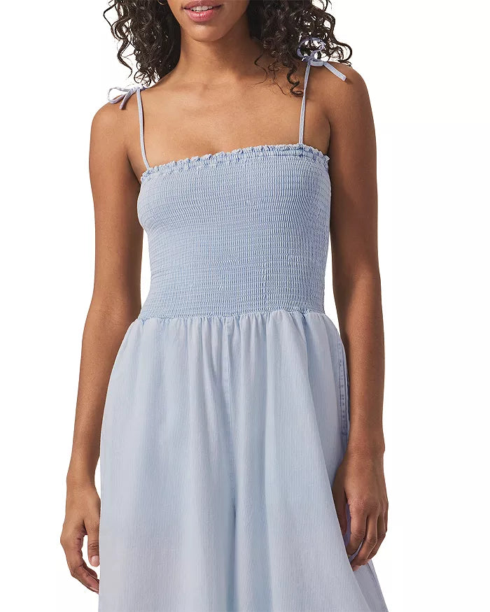 Splendid Indigo Stripe Jumpsuit Wshd