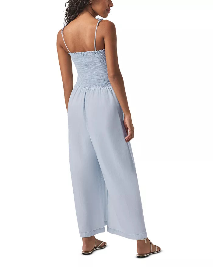 Splendid Indigo Stripe Jumpsuit Wshd
