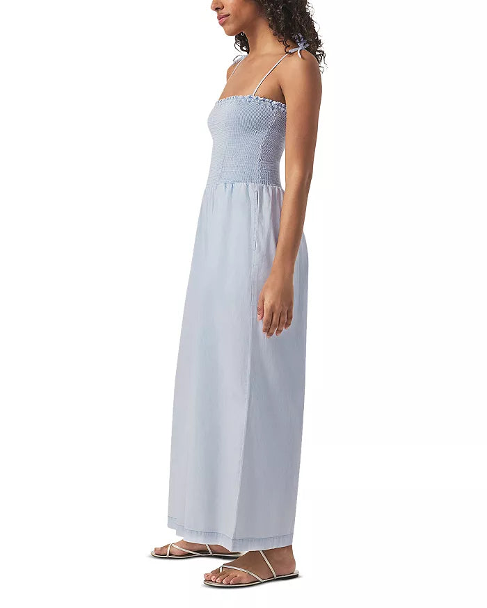 Splendid Indigo Stripe Jumpsuit Wshd