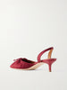 Staud Alba Ballet Slingback Oxblood