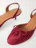 Staud Alba Ballet Slingback Oxblood