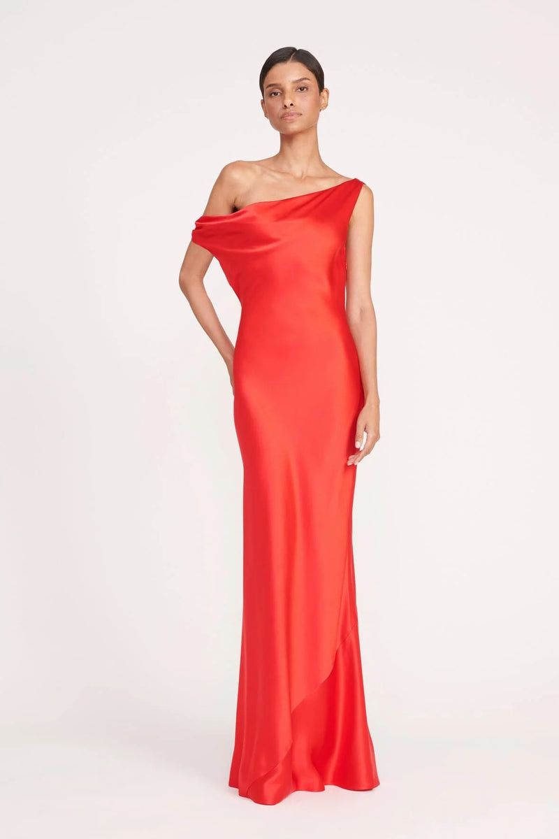 Staud Ashanti Dress Red Rose