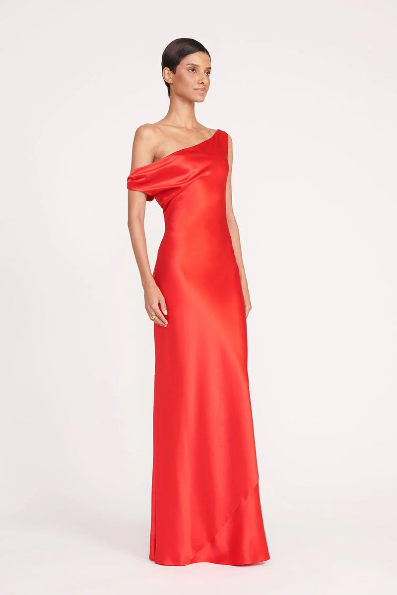 Staud Ashanti Dress Red Rose