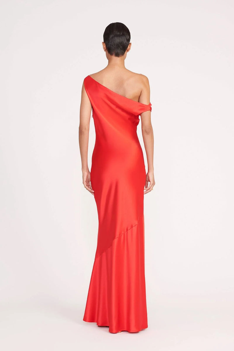 Staud Ashanti Dress Red Rose