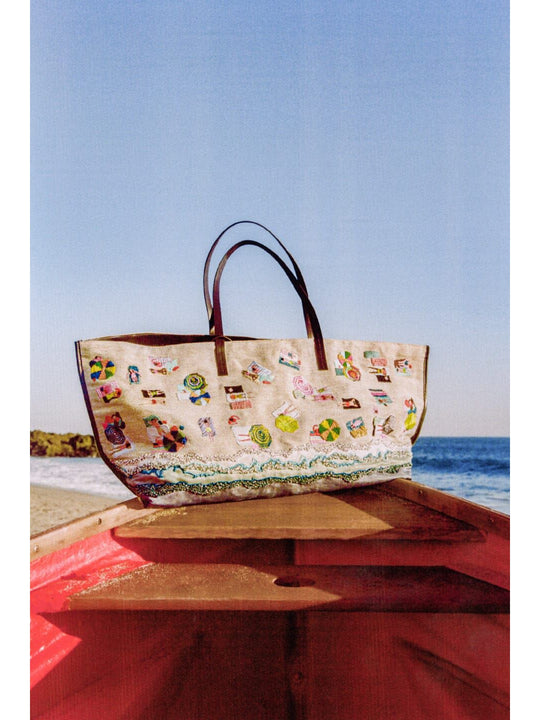 Staud Christos Large Tote Beach Day