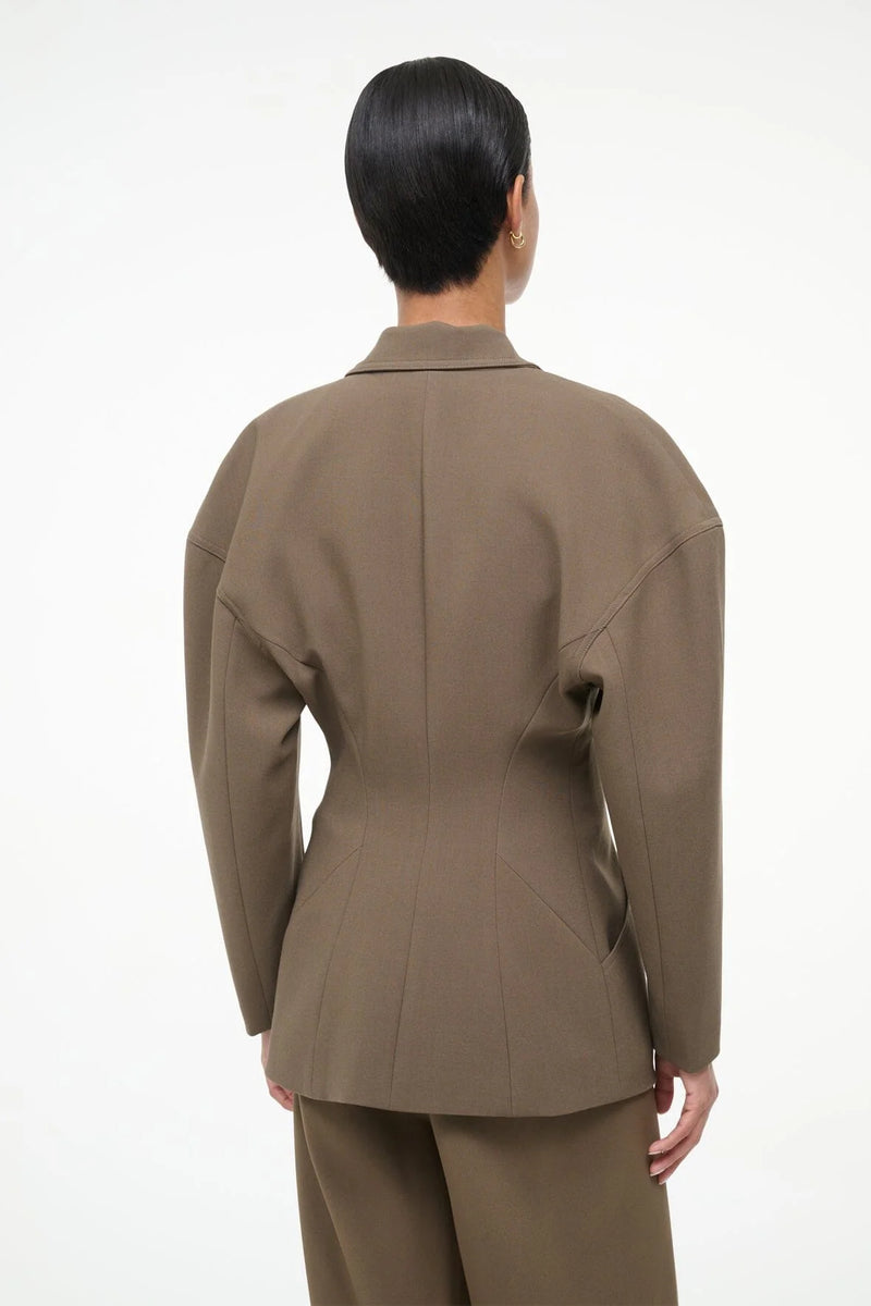 Staud  Cole Blazer Truffle
