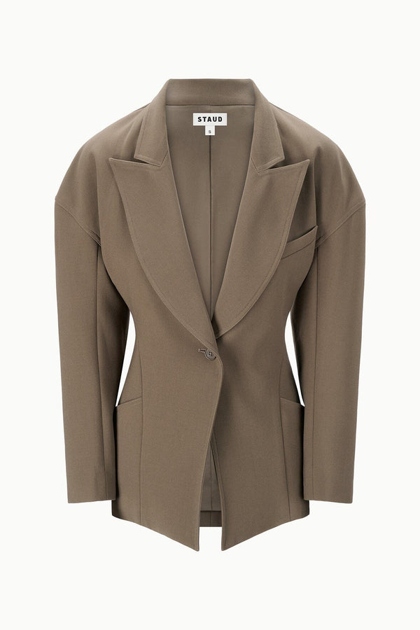 Staud  Cole Blazer Truffle