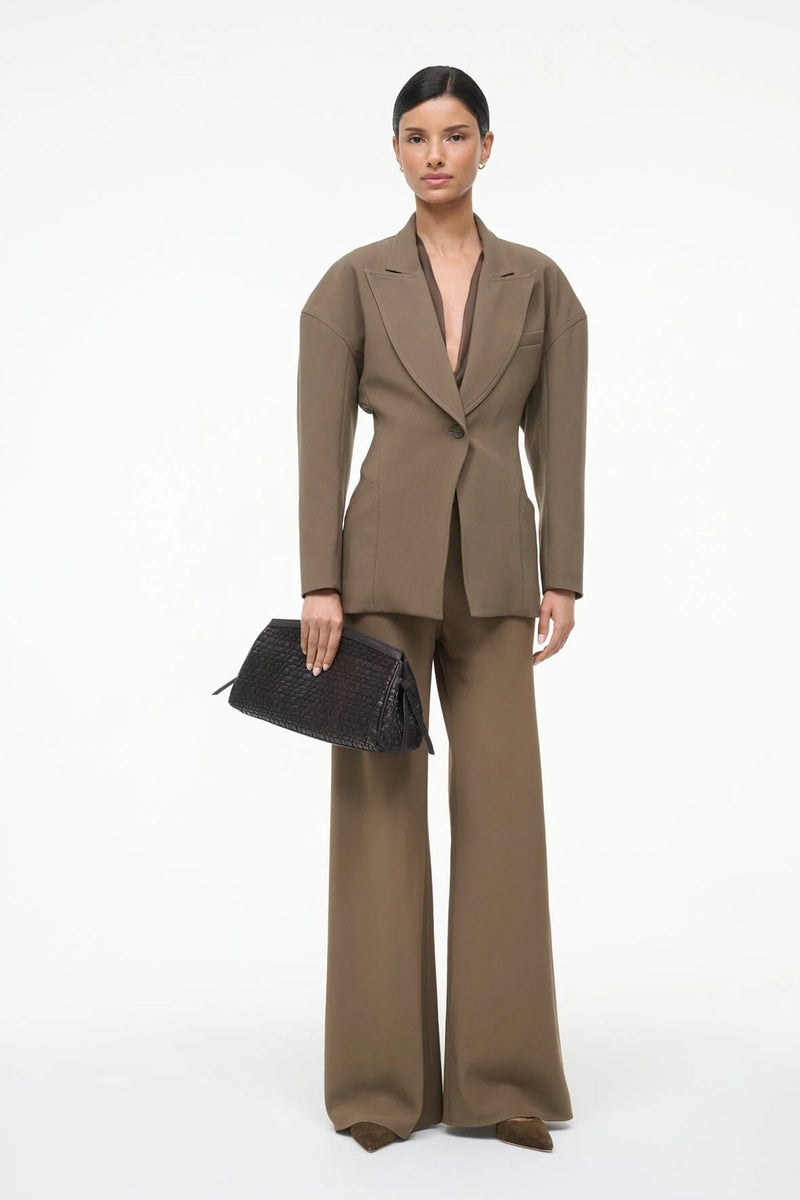 Staud  Cole Blazer Truffle