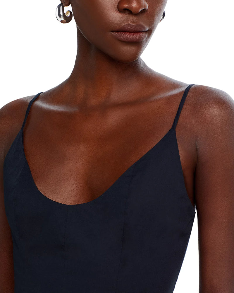 Staud Dena Mini Dress Black