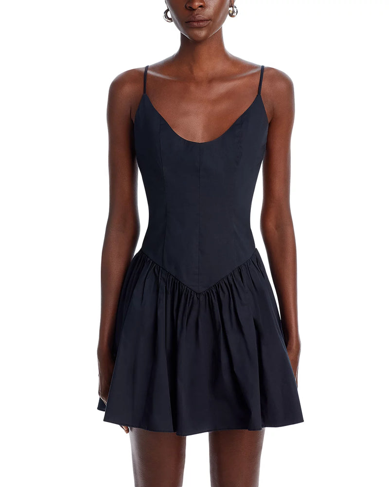 Staud Dena Mini Dress Black