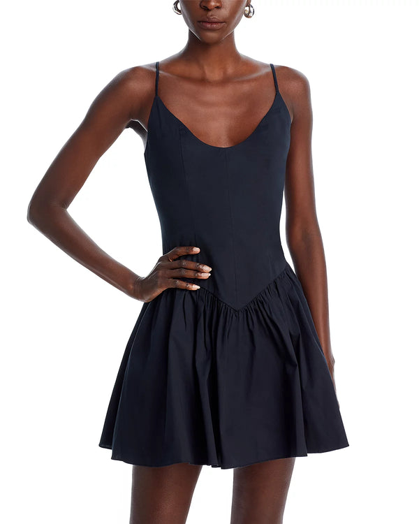 Staud Dena Mini Dress Black