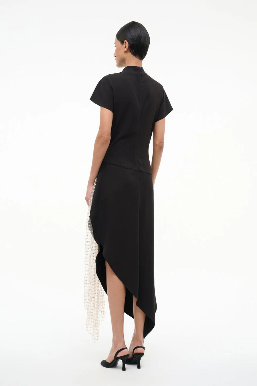 Staud Effie Dress Black/Stardust Atelerietheshop Staud Effie Dress Black/Stardust Atelerietheshop