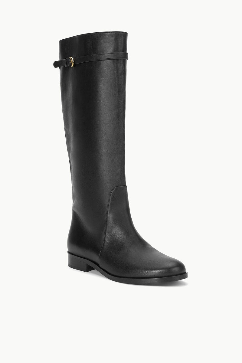 Staud Harlow Riding Boot Black