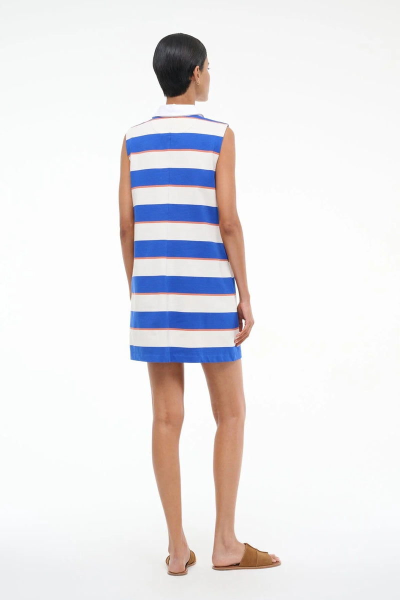Staud Julius Mini Dress Yacht Rugby Stripe