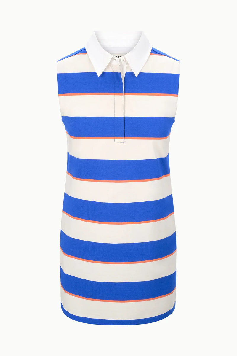 Staud Julius Mini Dress Yacht Rugby Stripe