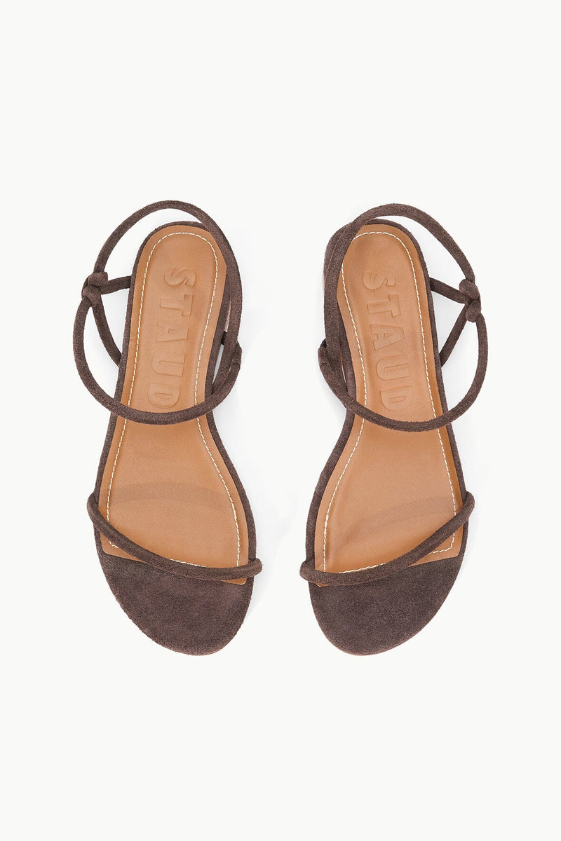 Staud Laurel Sandal Mahogany
