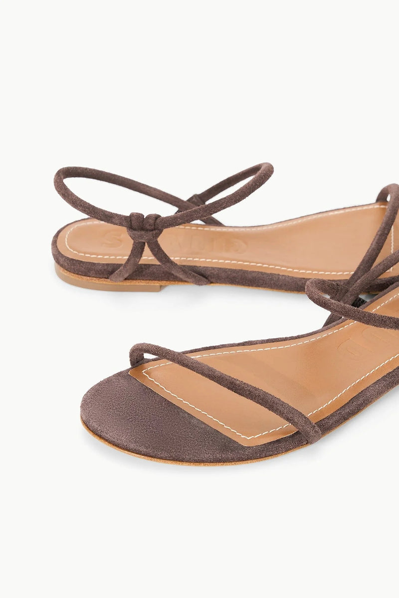 Staud Laurel Sandal Mahogany