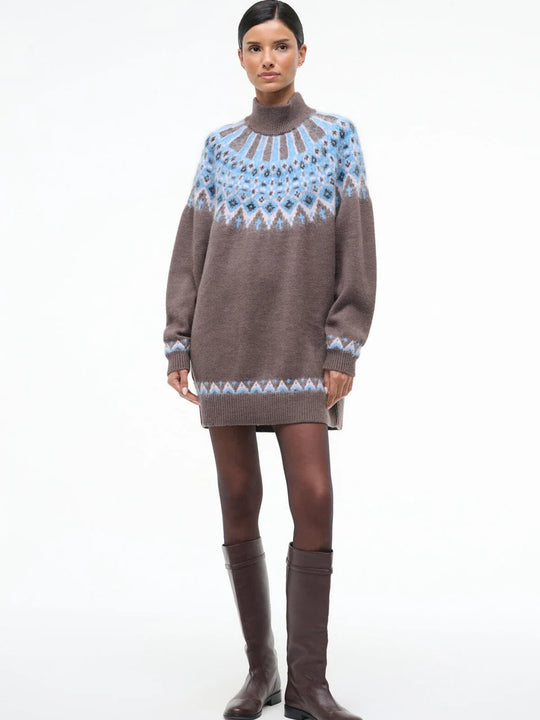 Staud Liza Sweater Dress Banff