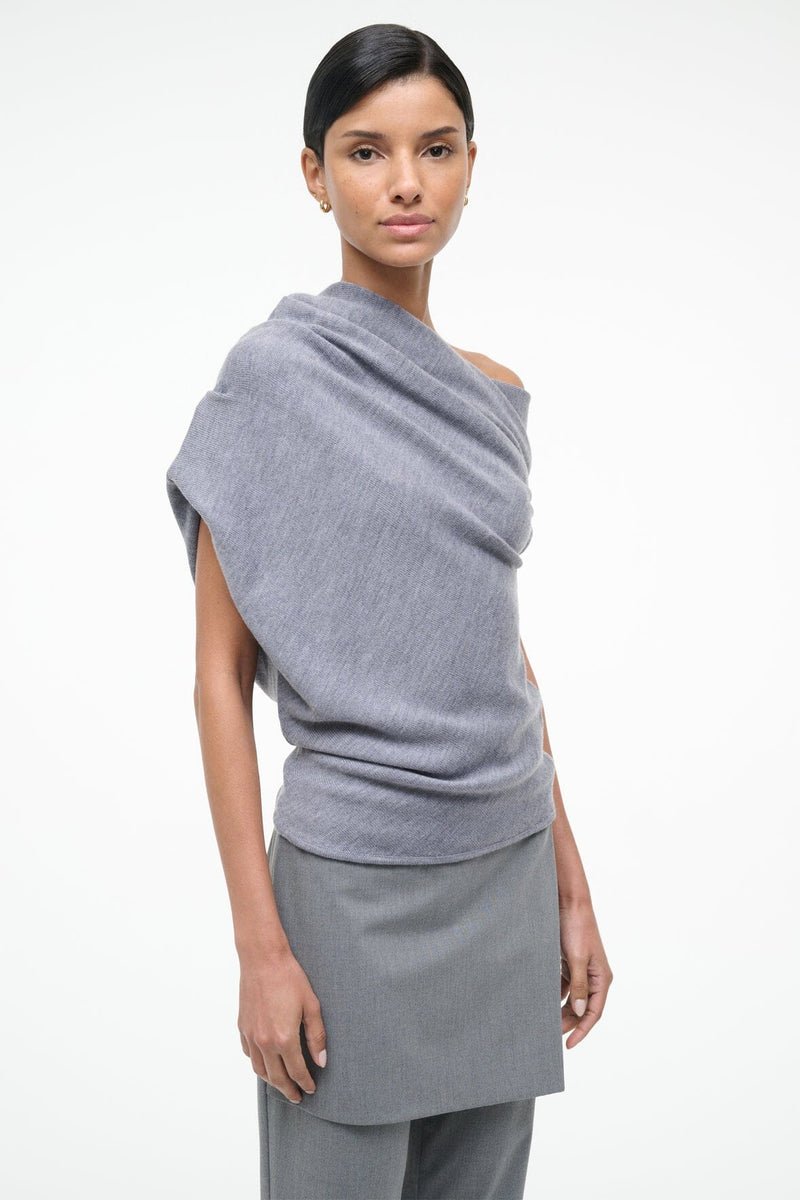 Staud  Mabel Sweater Heather Grey
