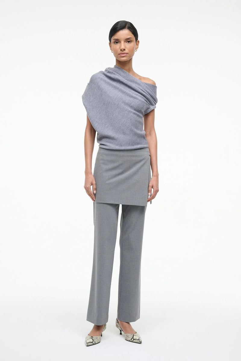 Staud  Mabel Sweater Heather Grey