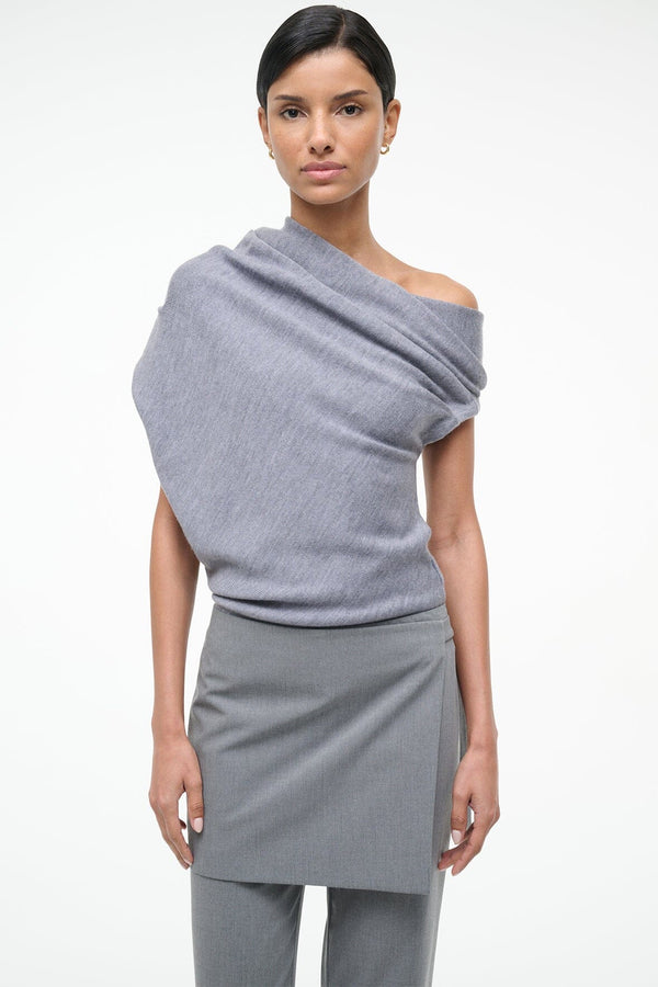 Staud  Mabel Sweater Heather Grey