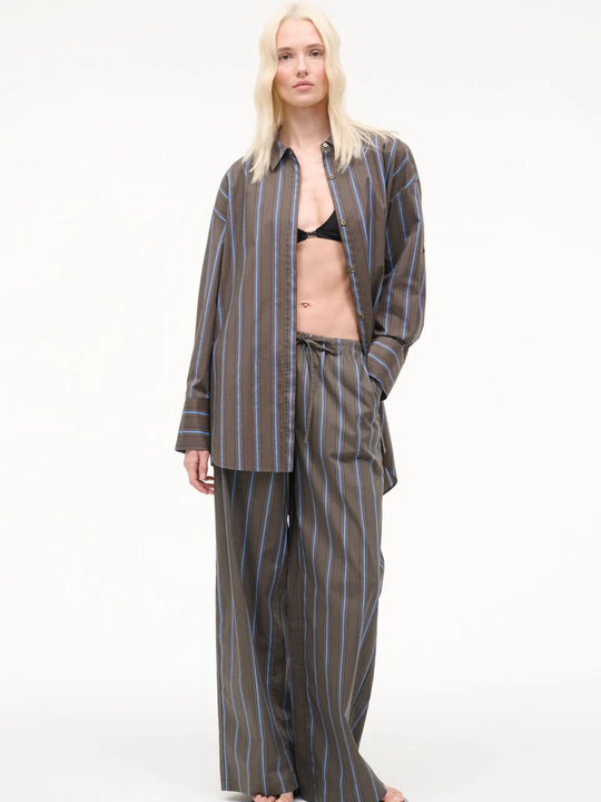 Staud Mateo Pant Huntington Stripe