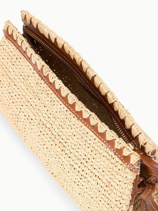 Staud Maude Convertible Clutch Natural/Tan