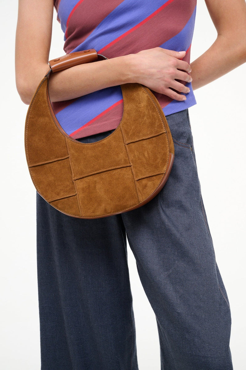 Staud Moon Tote Bag Tan