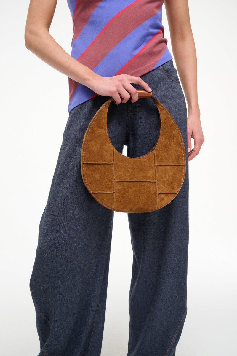 Staud Moon Tote Bag Tan
