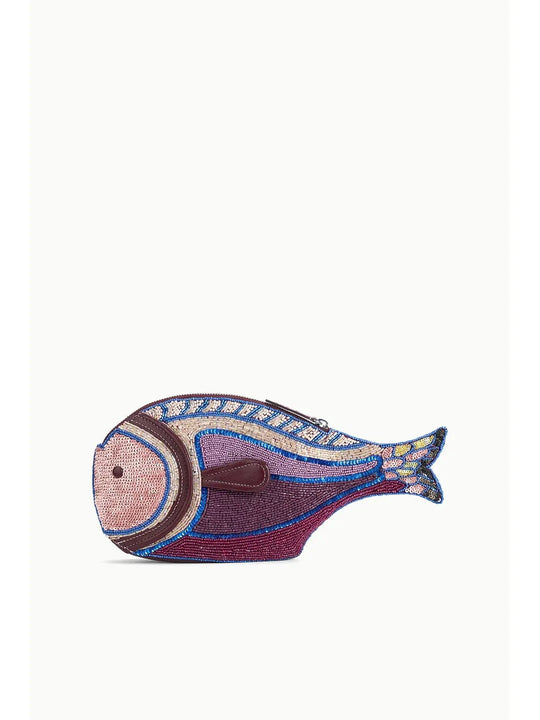 Staud Pesce Clutch Ultraviolet