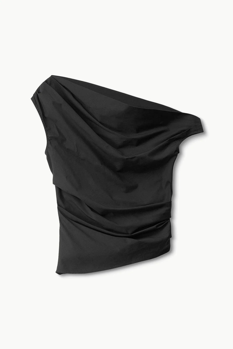Staud Phare Silk Top Black