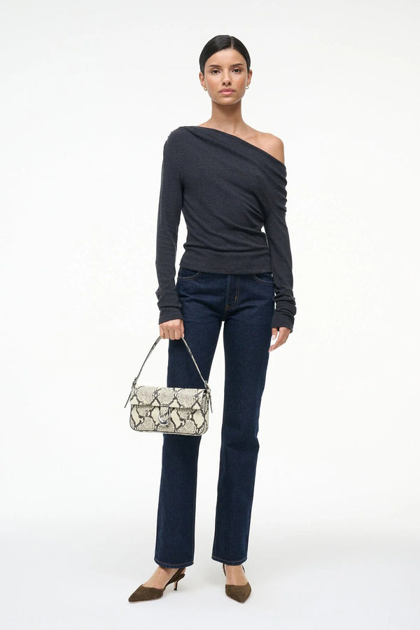 Staud Philomena Top Charcoal