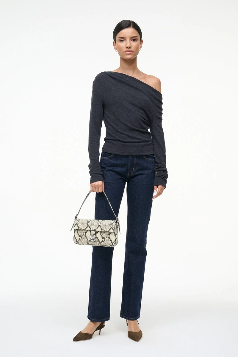 Staud Philomena Top Charcoal