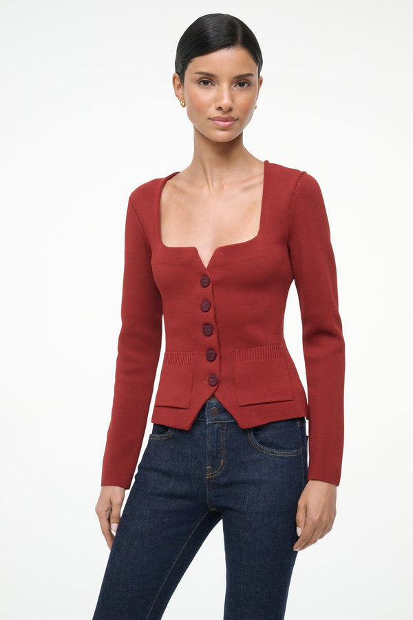 Staud  Rachela Top Sangria