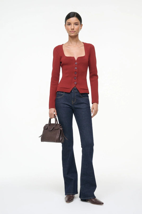 Staud  Rachela Top Sangria