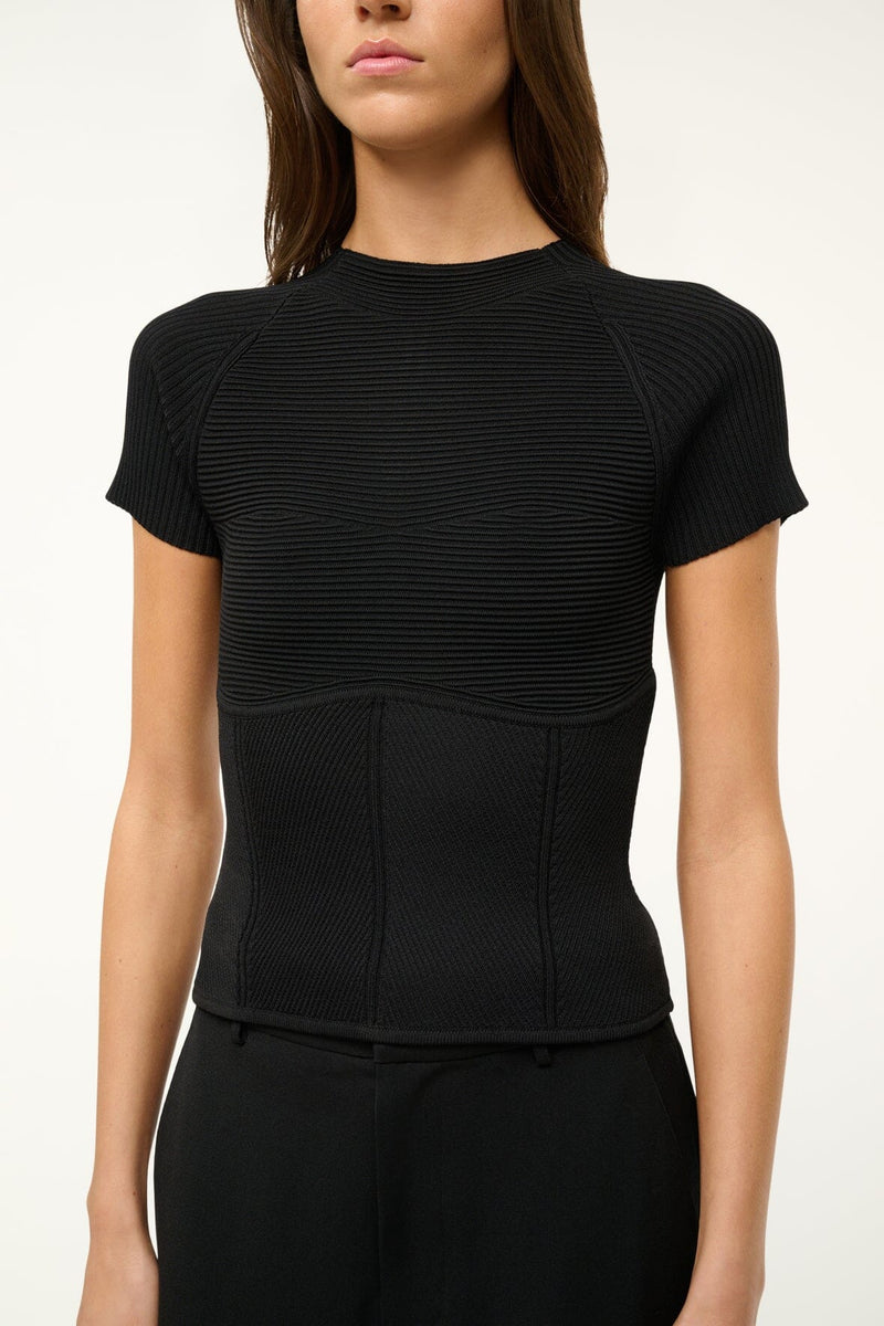 Staud Tigereye Top Black